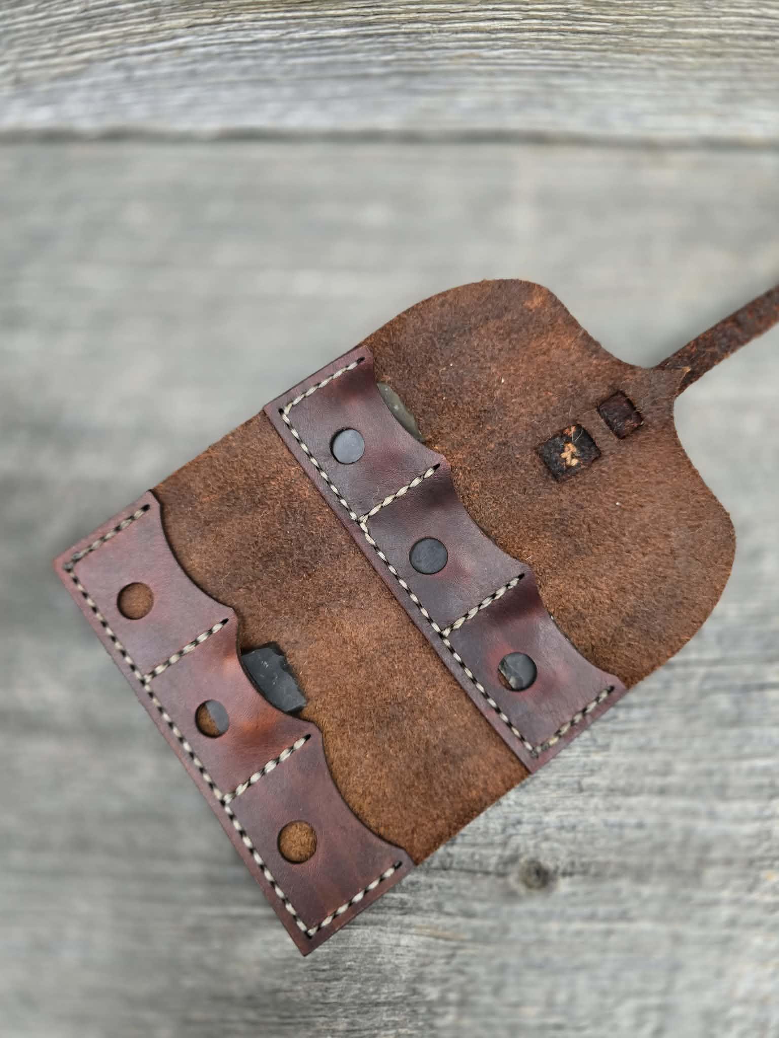 Flint Wallet Pattern Leather Muzzleloader Flint Wallet - Etsy