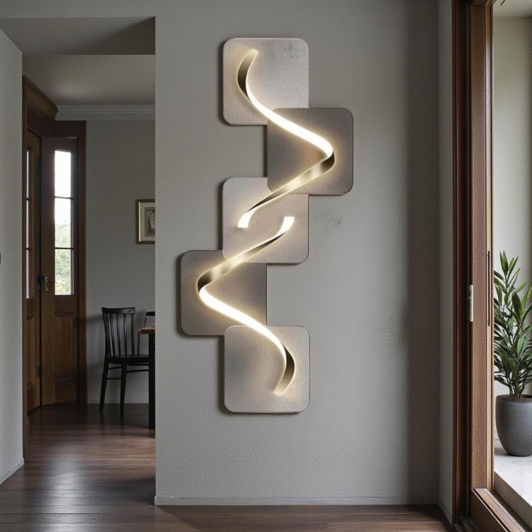 Beautiful Led Lamp Modern LED Lamp, Luxury Lighting Fixture, Dimmable Ambient Light ...