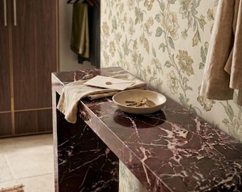 Consola de piedra para llaves y decoración