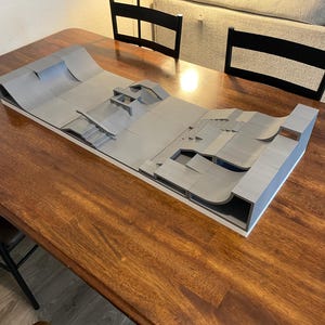 SkateGrid Modular Fingerboard Skate Park – Fully Printed Tech Deck Park (38‑Piece System)
