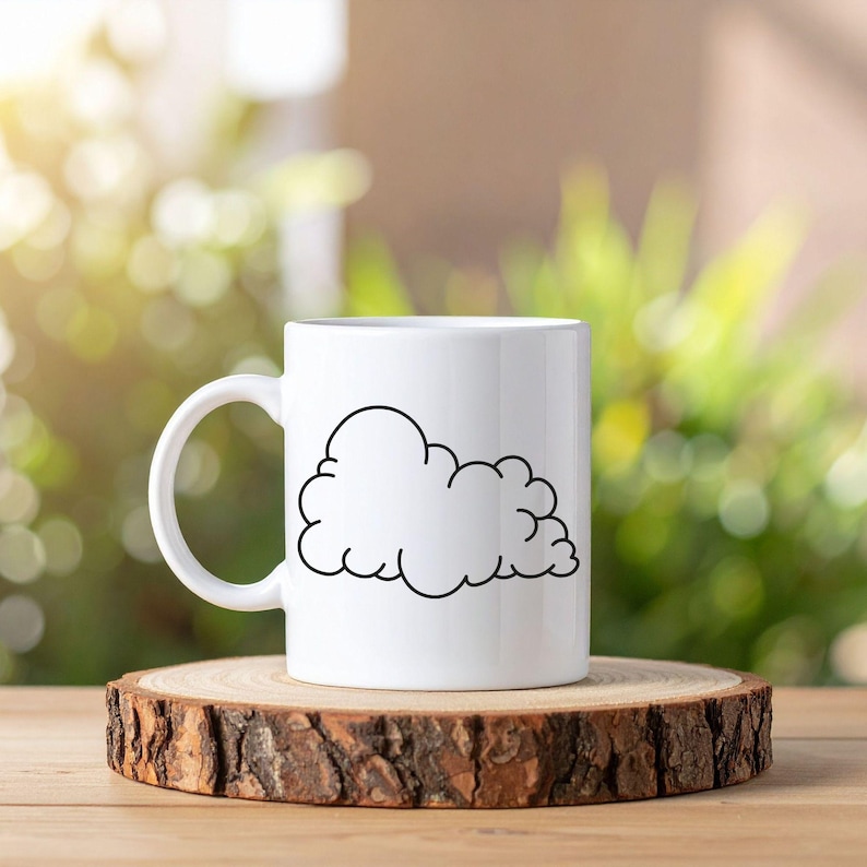 Cloud Outline SVG Bundle, Weather Clip Art, Cricut Cut Files (digital ...