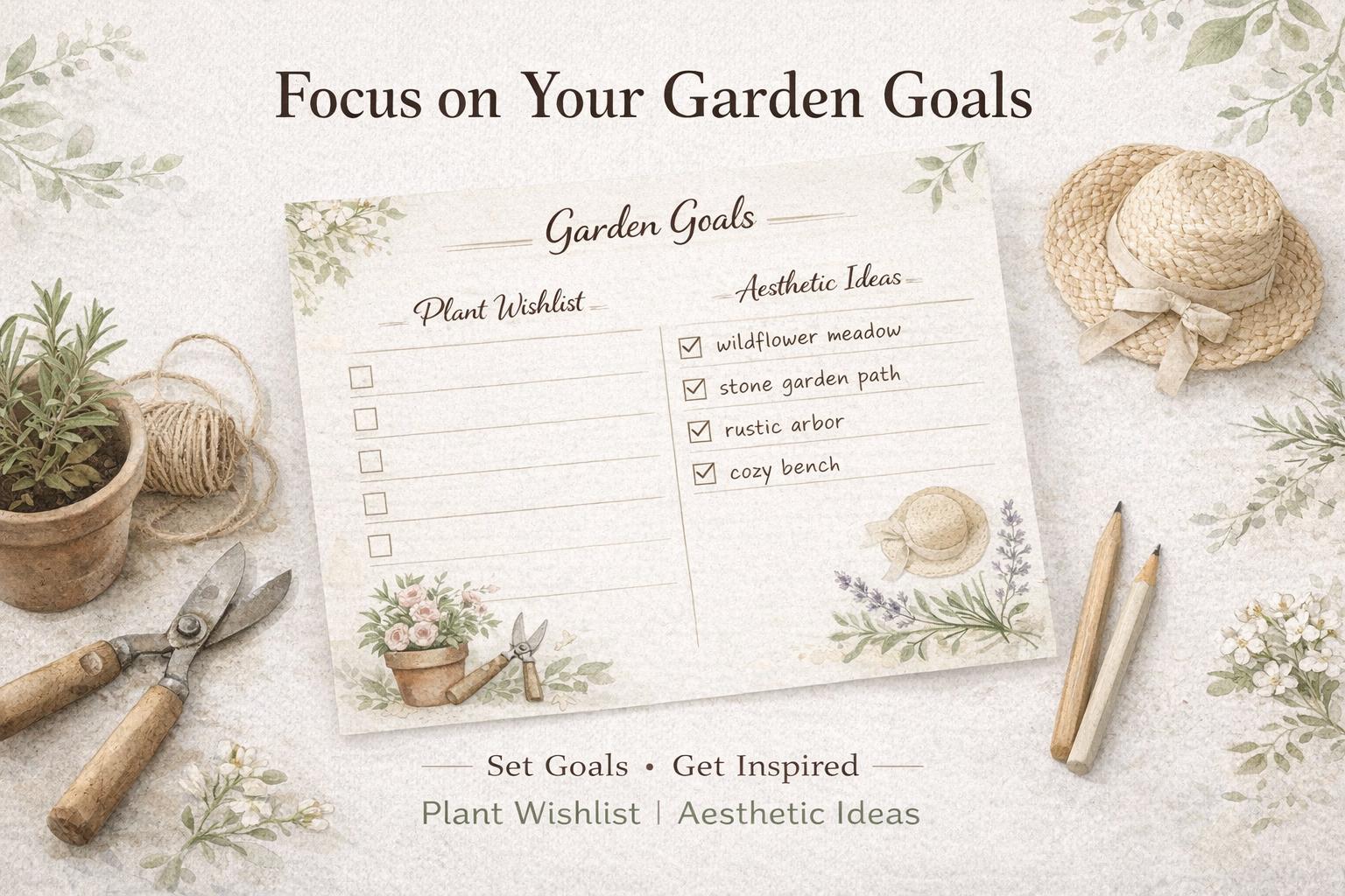Rustic Garden Planner Printable | Garden Journal PDF | Plant Tracker ...