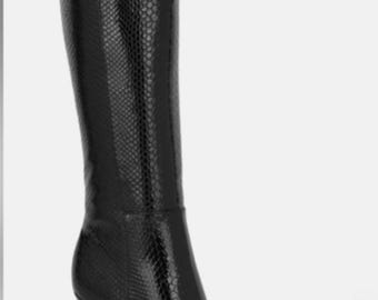 Guess Richee KneeHign-laarzen met slangenleerpatroon