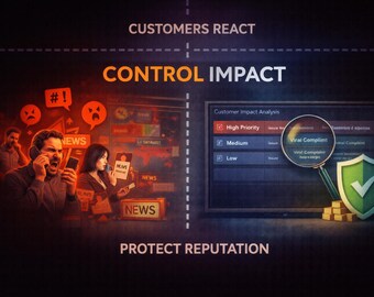 System för kundpåverkan och analys av ryktesrisker
