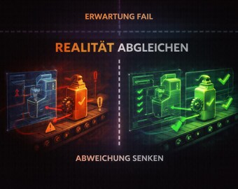 Specifikation kontra verklighetsanalyssystem för risk- och avvikelsekontroll