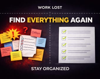 Arbetsloggsystem för uppgiftsspårning och enkel återställning av arbetet och tydliga framsteg