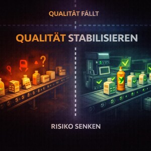 Product quality monitoring and analysis system for risk and stable performance