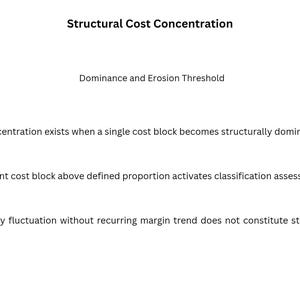 Cost Concentration Control System – Margin Erosion Classification, Structural Assessment and Intervention Logic