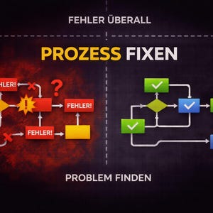 Process optimization system for error analysis and problem solving in the workflow
