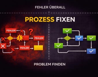 Processoptimeringssystem för felanalys och problemlösning i arbetsflödet