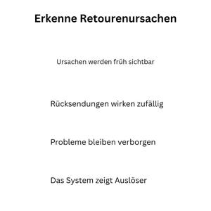 Returns cause analysis and tracking system, returns risk, product problems and expectation gaps