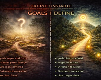 Snabbt system för måldefinitionsanalys för tydlighet, fullständighet och stabilitet i resultatet