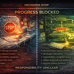 Decision Freeze Documentation System for Blockage Analysis, Delay Causes and Responsibility Clarity