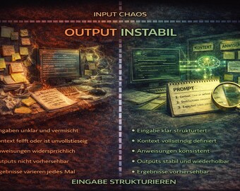 Prompt input strukturanalyssystem för tydlighet, kontext och utdatakontroll
