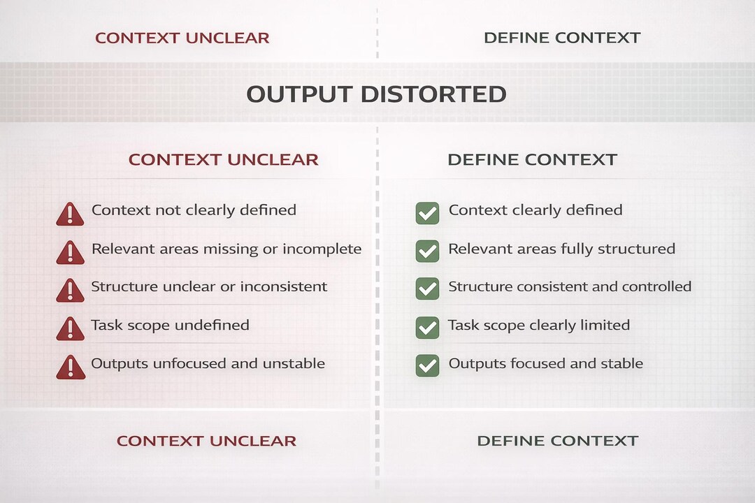 Prompt Context Boundary Definition Analysis System for Structure, Scope ...