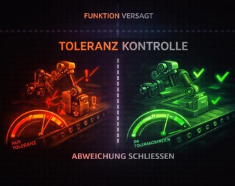 Produktfunktion och toleranskontrollsystem för risk och stabil prestanda