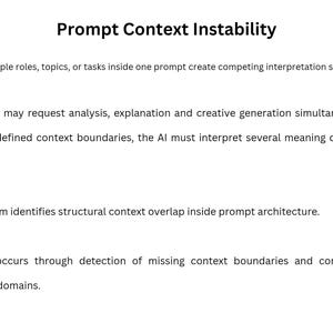 Prompt Analysis System – Context Boundary Audit, Prompt Architecture Classification and Context Prioritization for Stable AI Interpretation