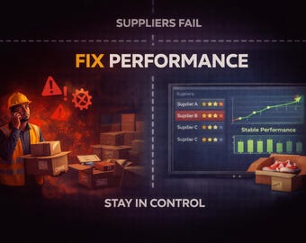Leverantörsprestandasystem för att spåra problem och förbättra tillförlitligheten