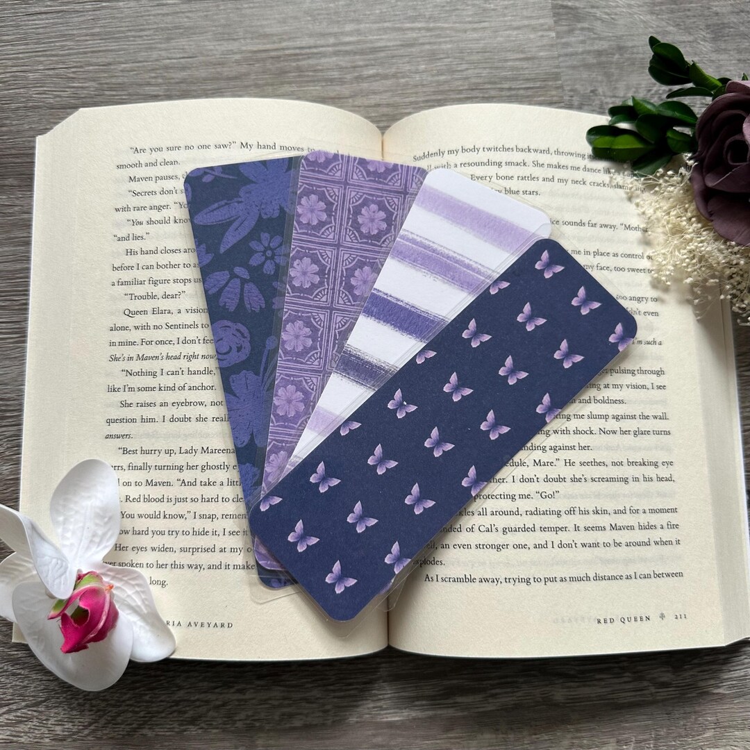 Purple Bookmark Example Purple Possibilities | Laminated Bookmark | Color Theme | Purple ...