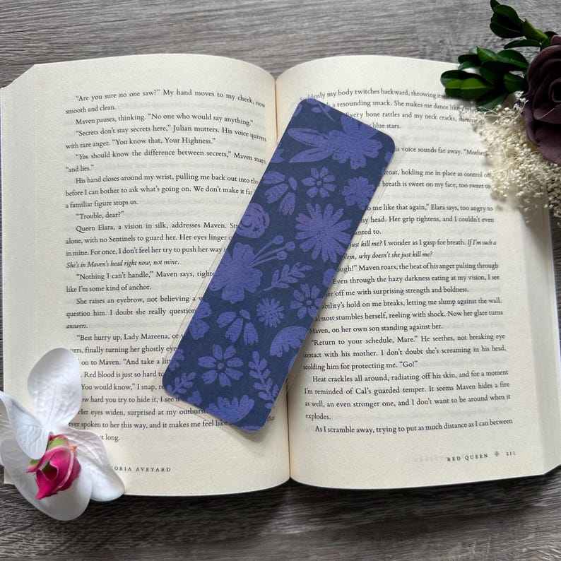 Purple Bookmark Example Purple Possibilities | Laminated Bookmark | Color Theme | Purple ...