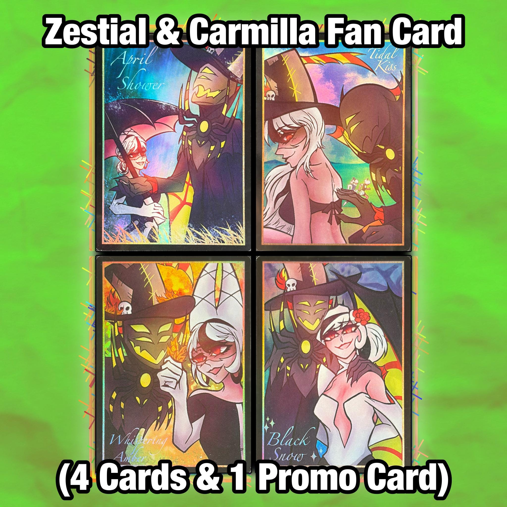 Hazbin Hotel Trading Cards - Etsy Denmark