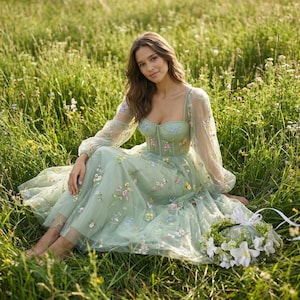Fairy Prom Dress Green - Etsy Canada