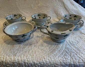 Juego de té Noritake Shelley 5308 (ocho piezas)