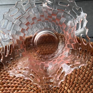 Fenton Pink Basket - Etsy