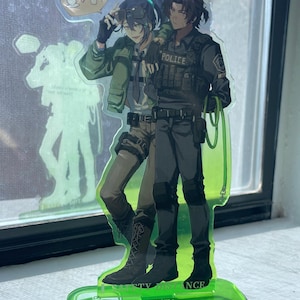 Limbus company Acrylic Standee Officer AU | Heathcliff & Honglu | Fanmade Merch