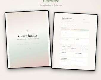 Weekly Reset Planner for iPad | Wellness Planner Goodnotes | Mood Tracker Habit Tracker Meal Planner