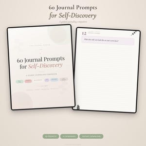 Daily Mind Reset Workbook, 60 Reflective Journal Prompts for Self Compassion, Personal Growth & Life Clarity, Digital PDF