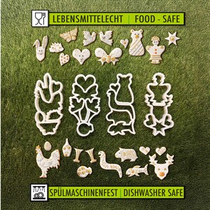 Multi-Keksausstecher Set (4er Bundle) | 24 Keks mit 4 Formen Spülmaschinenfest & Ergonomisch | Zeitsparendes Backzubehör – 1. Kollektion