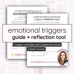 Understanding Emotional Triggers: Guide & Therapy Worksheet for Enhanced Awareness and Need Identification