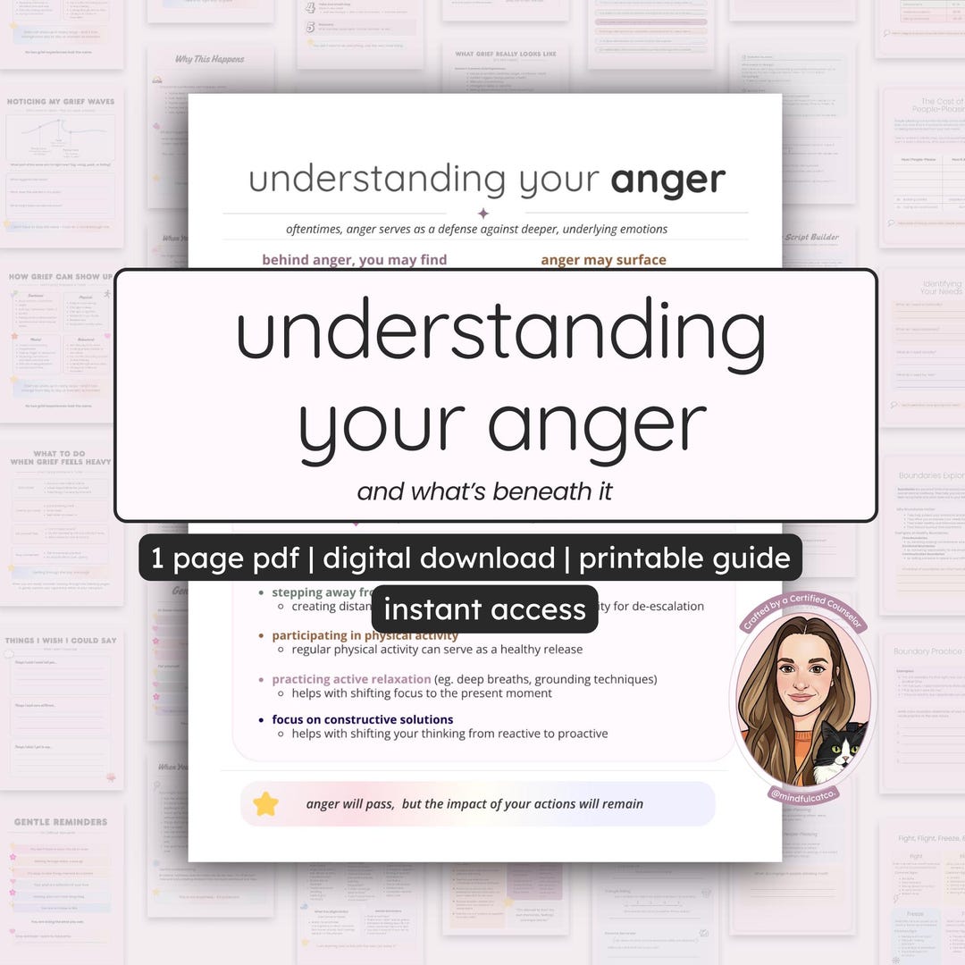 Understanding Your Anger Guide: Discover Emotions, Identify Triggers ...