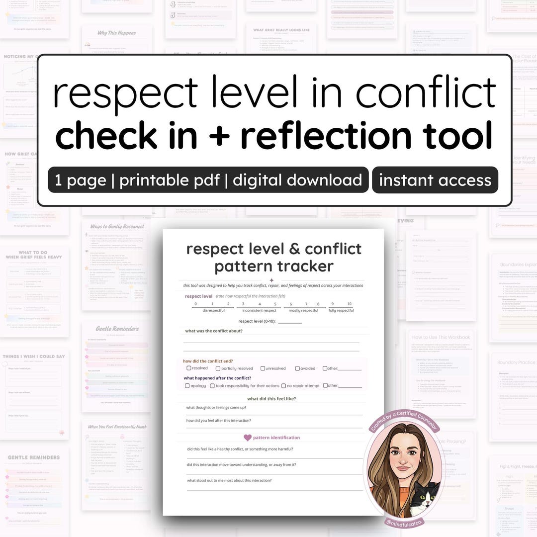 Respect Level & Conflict Pattern Reflection Tool: Awareness, Repair and ...