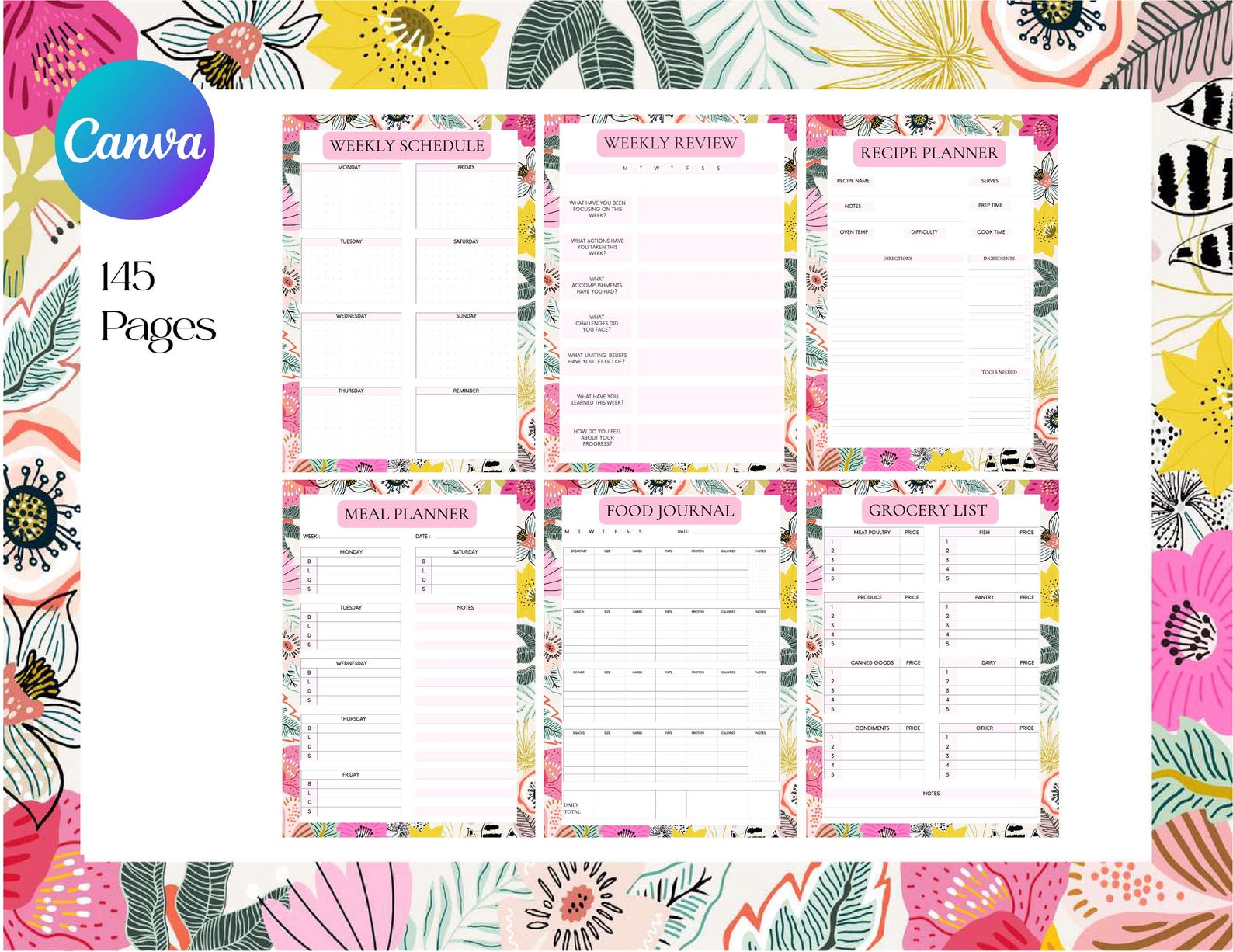 Ultimate ADHD Life Planner | Printable ADHD Planner PDF | Daily, Weekly ...