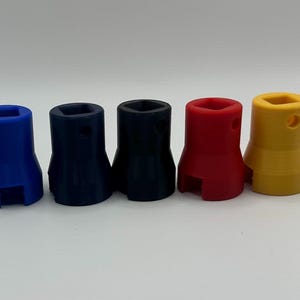 Briggs & Stratton Oil Cap Socket - LO206 Animal Karting Engine Tool - 3D Printed ABS Wrench Fits Standard Socket Rail - Custom Race Colors