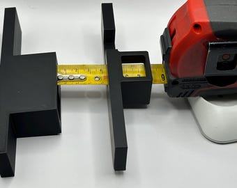 Medidor de ancho de pista de kart para una sola persona - Medidor de ancho trasero individual para carreras de karts - Soporte para cinta métrica impreso en 3D - Ajuste universal