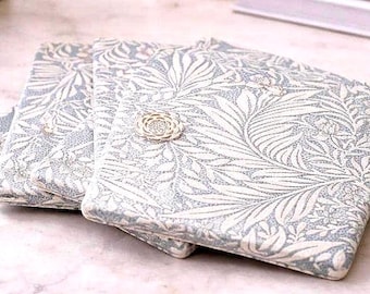 Elegant Floral Coasters, Set of 4- Summer Elegant Decor