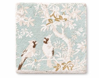 Bird Coasters- Set of 4- Elegant Home Decor