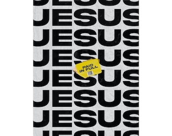 Jesus Paid In Full Poster Print, Christian Wall Art (Rolled Poster)