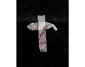 Faithful Love Cross Print (Fine Art, Semi-Gloss, Matte)