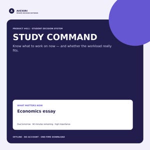 Studienplaner-App für Studierende | Aufgaben- und Prüfungs-Workload-Tracker | Offline-Lernprogramm für die Uni