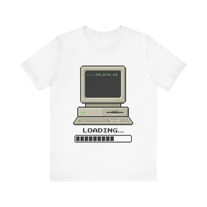 Retro PC Loading Screen Tee | Vintage Computer Graphic T-Shirt