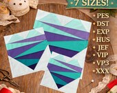 Sunshine Heart Quilt Block | Square ITH In The Hoop Embroidery | Digital Download