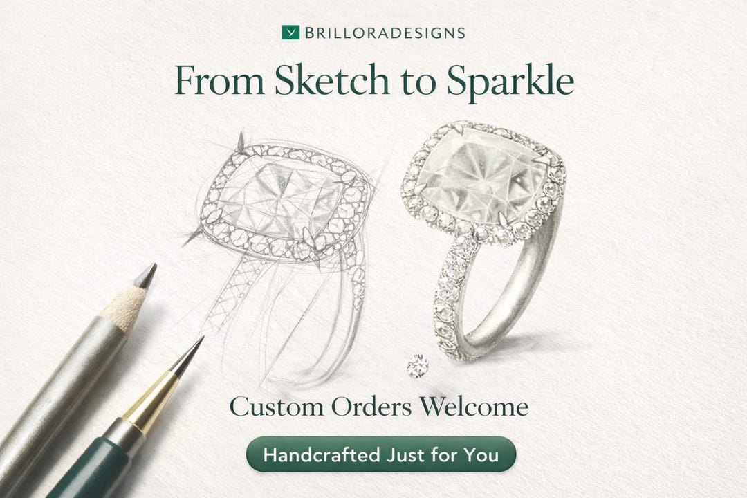 Custom Lab Grown Diamond Jewelry, Personalized Ring or Necklace, Made ...