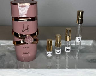 Yara Elixir Perfume Sample | Lattafa Arab Middle Eastern Perfume | Strawberry Floral Vanilla