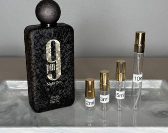 Afnan 9PM Night Out Sample | Arab Middle Eastern Fragrance Decant