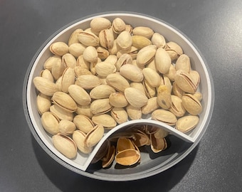Pistachio Bowl with Shell Catcher - 3D Printed -  Snack & Nut Dish
