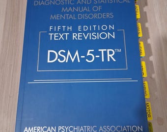 DSM-5-TR - Manual diagnóstico y estadístico, 5.ª edición, revisión del texto - con pestañas INSTALADAS